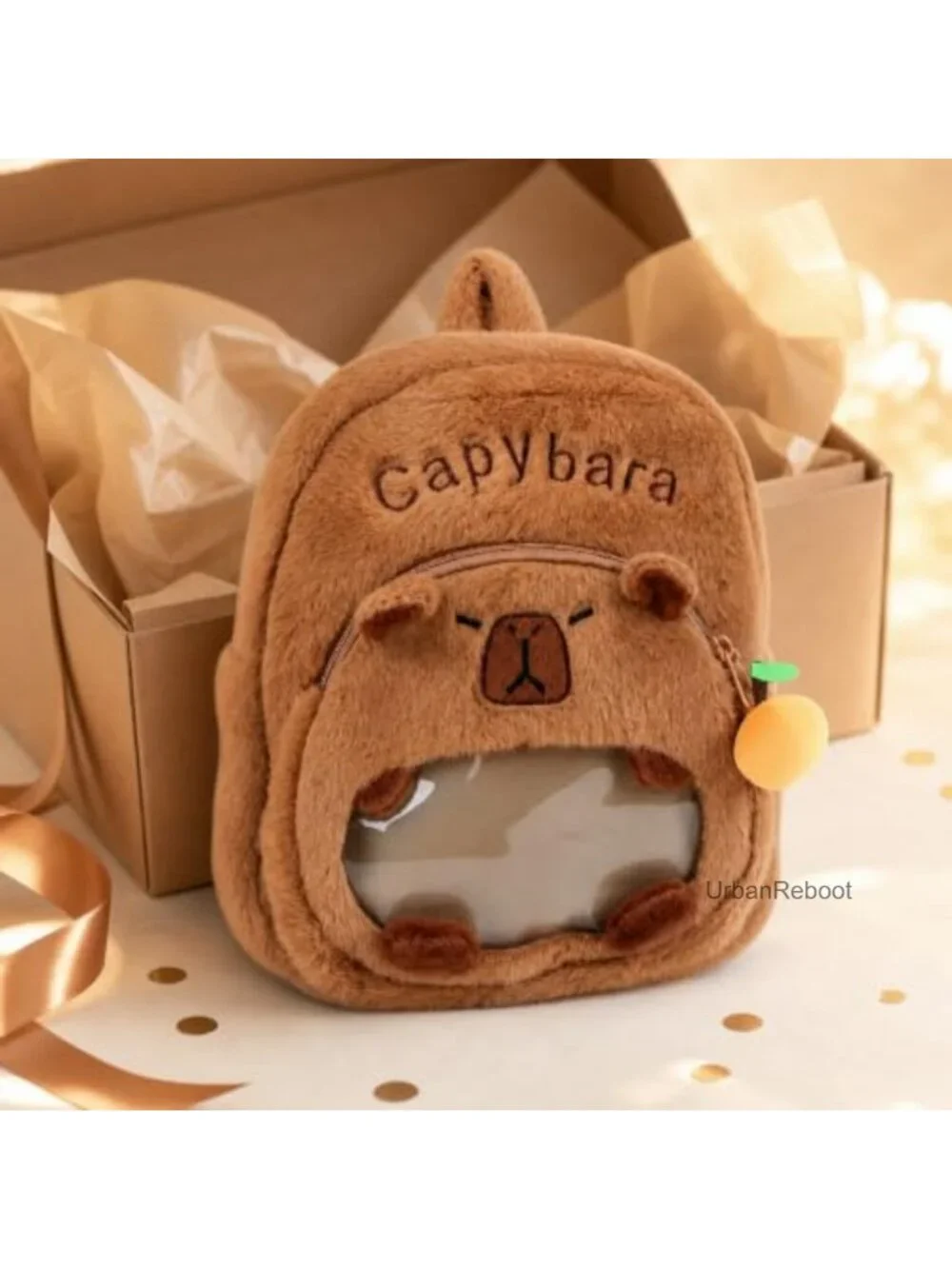 Capybara Plush Bag Girls Cute Purse Backpack Tote Crossbody Plush